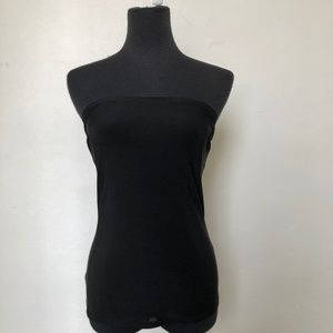 Black Sleeveless Slip Top